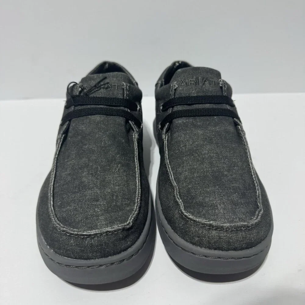 Ariat Mens Hilo Stretch Loafer Charcoal Size 7 Wide